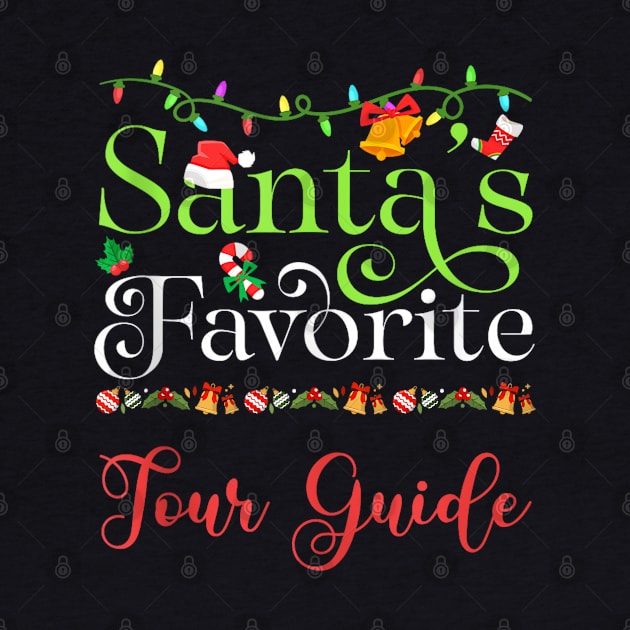 Santas Favorite - Tour Guide - Holiday Top Elf Profession by Origami Fashion